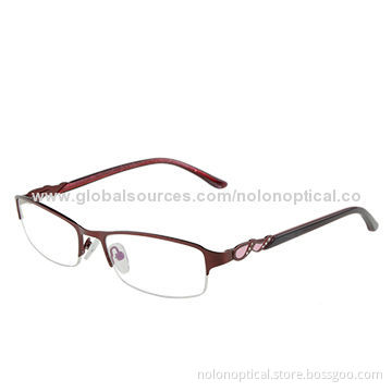 Elegant Fresh Looking Eyeglasses for Woman, Stainless Steel Frame Material